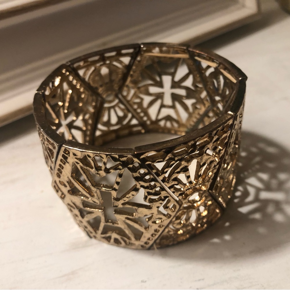 Gold Cuff Bracelet
